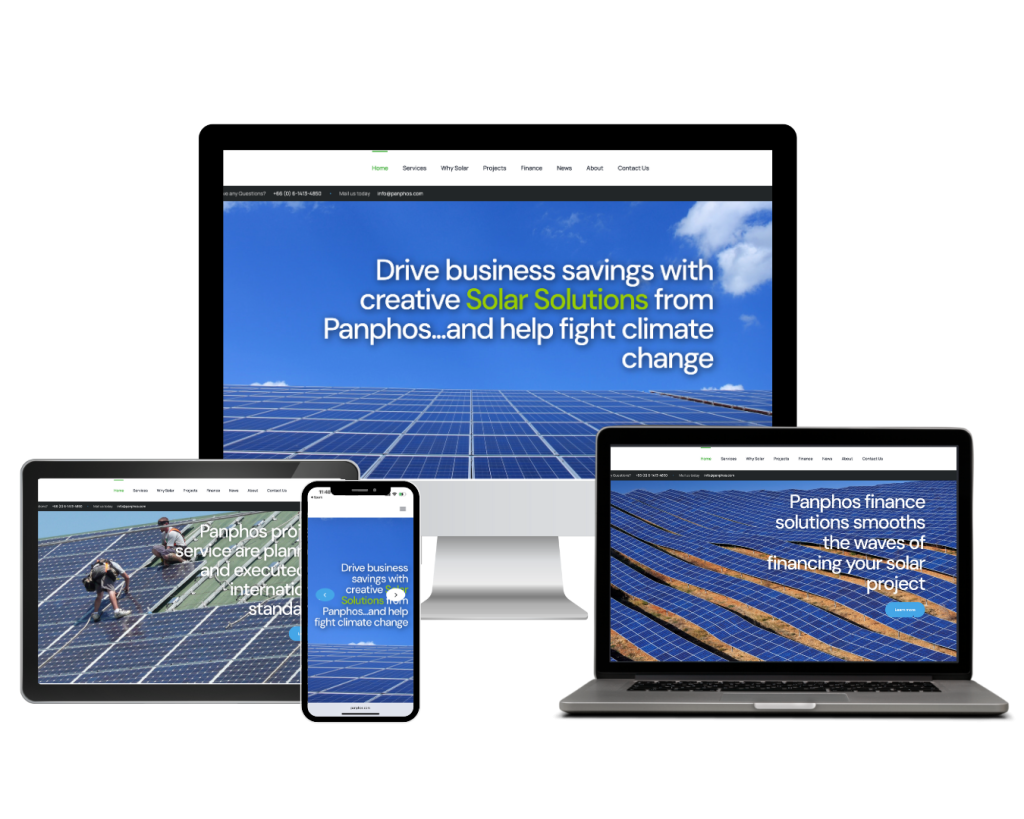 Panphos website by ClipCube Media